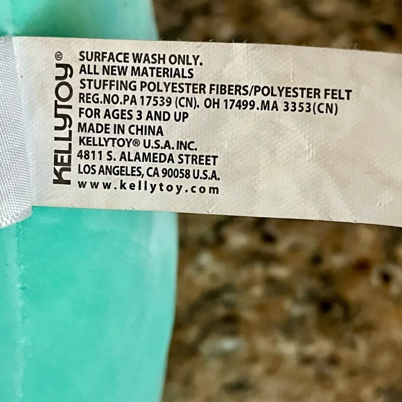 12" Miles Green Dragon Plush Squishmallows Bluish Silver Sparkles Softie VGUC - Picture 5 of 7